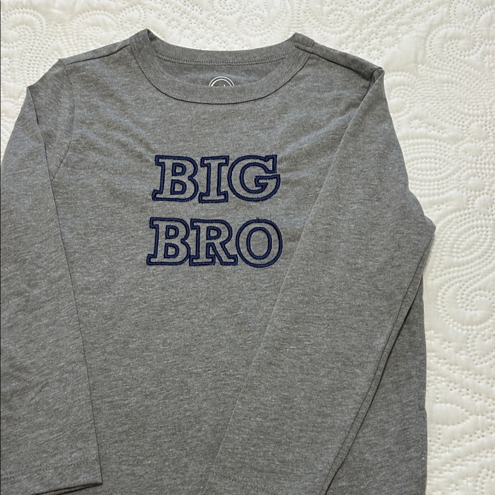 Gray 'Big Bro' Kids Shirt